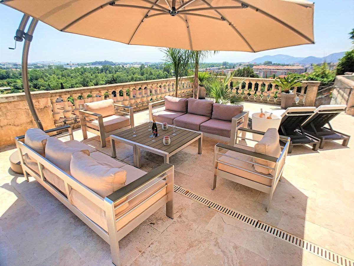 3 Bedrooms Villa Near Cannes - Pool & Jacuzzi - Sea View Mandelieu-la-Napoule Exterior photo